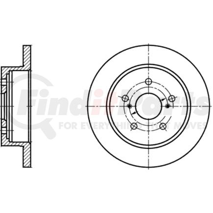 ATE Brake Products 412195 Disc Brake Rotor Set ATE Original Rear Disc Brake Rotor 412195 for Suzuki