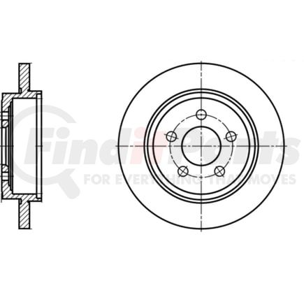 ATE Brake Products 412181 Disc Brake Rotor Set ATE Original Rear Disc Brake Rotor 412181 for Mazda