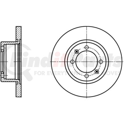ATE Brake Products 413117 Disc Brake Rotor Set ATE Original Front Disc Brake Rotor 413117 for Saab