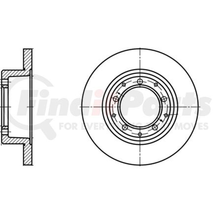 ATE Brake Products 413189 Disc Brake Rotor Set ATE Original Rear Disc Brake Rotor 413189 for Land Rover