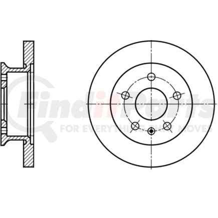 ATE Brake Products 416109 Disc Brake Rotor Set ATE Original Front Disc Brake Rotor 416109 for Volkswagen