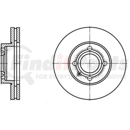 ATE Brake Products 420123 Disc Brake Rotor Set ATE Original Front Disc Brake Rotor 420123 for Audi, Volkswagen