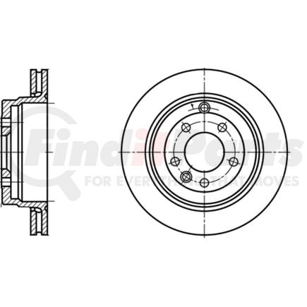 ATE Brake Products 420210 Disc Brake Rotor Set ATE Original Rear Disc Brake Rotor 420210 for Land Rover