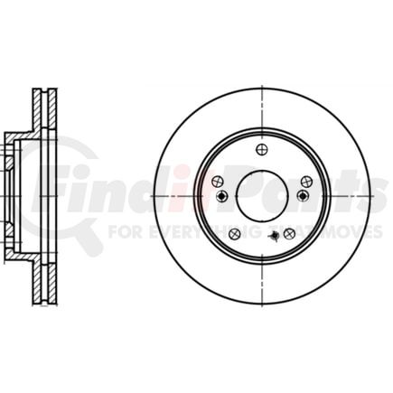 ATE Brake Products 421702 Disc Brake Rotor Set ATE Original Front Disc Brake Rotor 421702 for Acura, Honda