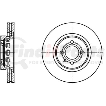 ATE Brake Products 422101 Disc Brake Rotor Set ATE Original Front Disc Brake Rotor 422101 for Volkswagen