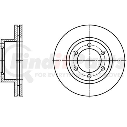 ATE Brake Products 422185 Disc Brake Rotor Set ATE Original Front Disc Brake Rotor 422185 for Toyota