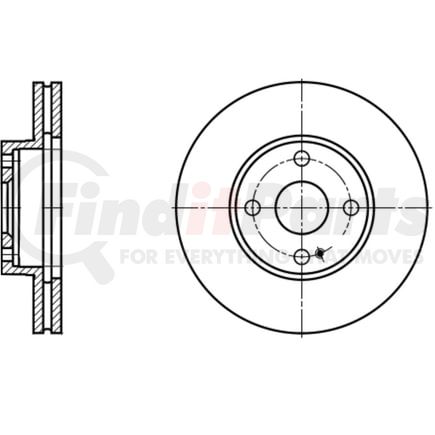 ATE Brake Products 422165 Disc Brake Rotor Set ATE Original Front Disc Brake Rotor 422165 for Mazda