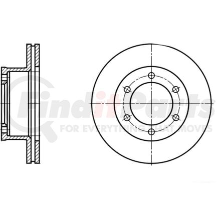 ATE Brake Products 422253 Disc Brake Rotor Set ATE Original Front Disc Brake Rotor 422253 for Toyota