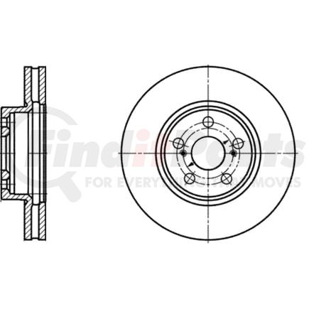 ATE Brake Products 422276 Disc Brake Rotor Set ATE Original Front Disc Brake Rotor 422276 for Scion, Toyota