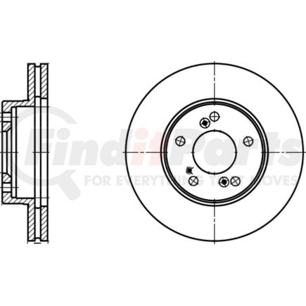 ATE Brake Products 423104 Disc Brake Rotor Set ATE Original Front Disc Brake Rotor 423104 for Acura, Honda