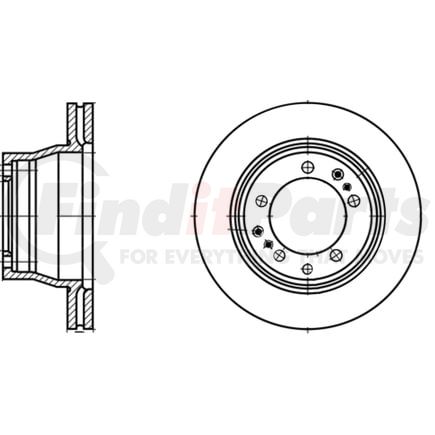 ATE Brake Products 424117 Disc Brake Rotor Set ATE Original Rear Disc Brake Rotor 424117 for Porsche