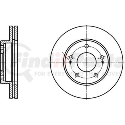 ATE Brake Products 424142 Disc Brake Rotor Set ATE Original Front Disc Brake Rotor 424142 for Chrysler, Mitsubishi Vehicles