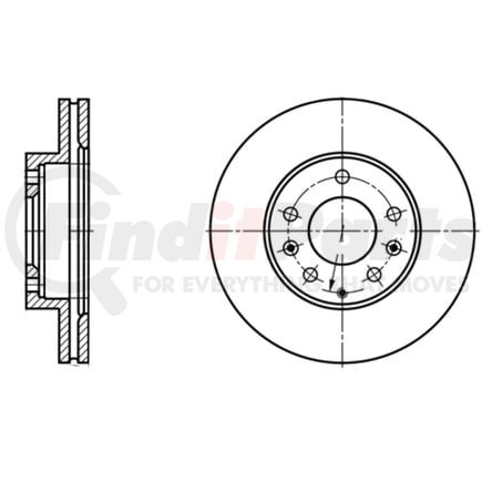 ATE Brake Products 424175 Disc Brake Rotor Set ATE Original Front Disc Brake Rotor 424175 for Mazda