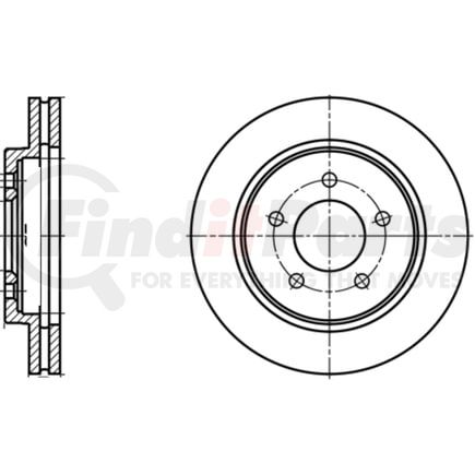 ATE Brake Products 424178 Disc Brake Rotor Set ATE Original Front Disc Brake Rotor 424178 for Chrysler, Dodge, Plymouth