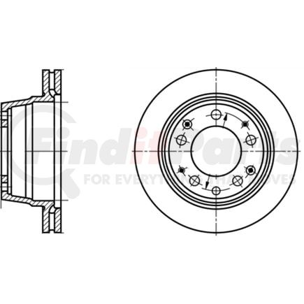 ATE Brake Products 424190 Disc Brake Rotor Set ATE Original Rear Disc Brake Rotor 424190 for Porsche