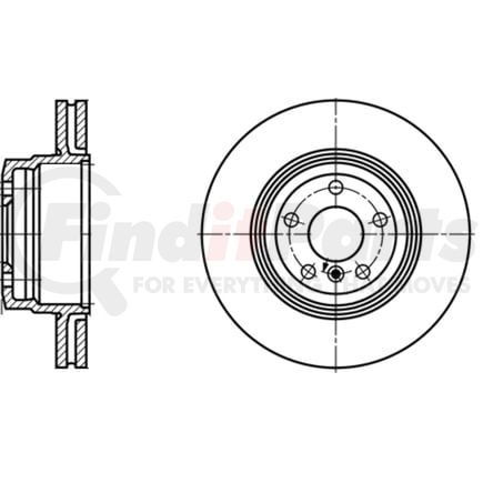 ATE Brake Products 424216 Disc Brake Rotor ATE Original Rear Disc Brake Rotor 424216 for BMW