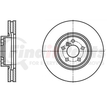 ATE Brake Products 424259 Disc Brake Rotor ATE Original Front Disc Brake Rotor 424259 for BMW, Mini
