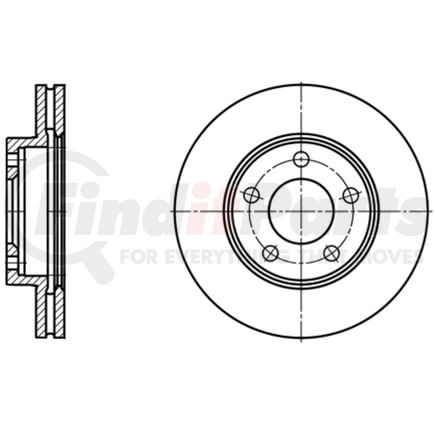 ATE Brake Products 424735 Disc Brake Rotor Set ATE Original Front Disc Brake Rotor 424735 for Mazda
