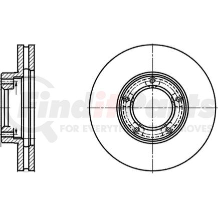 ATE Brake Products 425118 Disc Brake Rotor Set ATE Original Front Disc Brake Rotor 425118 for Toyota