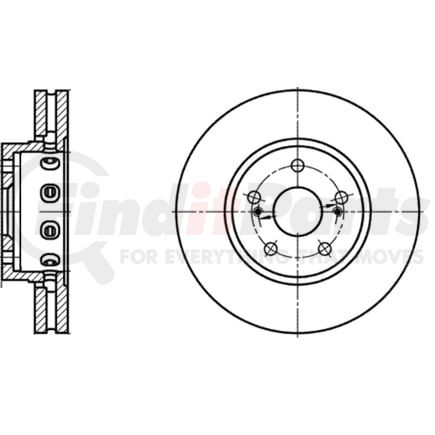 ATE Brake Products 426172 Disc Brake Rotor ATE Original Front Disc Brake Rotor 426172 for Suzuki