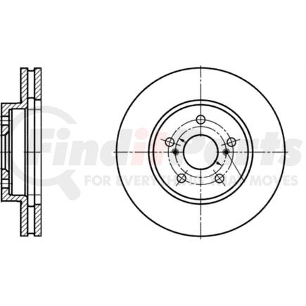 ATE Brake Products 428190 Disc Brake Rotor Set ATE Original Front Disc Brake Rotor 428190 for Lexus, Toyota