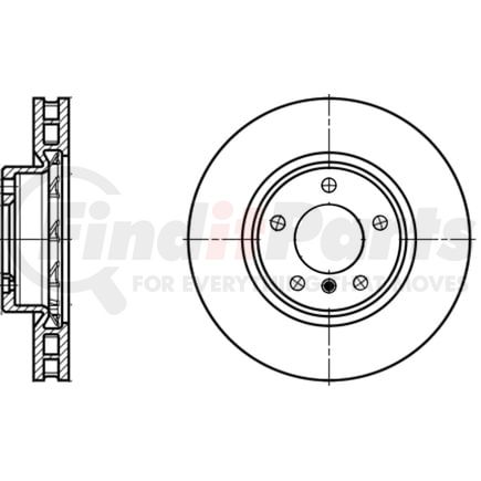 ATE Brake Products 428198 Disc Brake Rotor ATE Original Front Left Disc Brake Rotor 428198 for BMW
