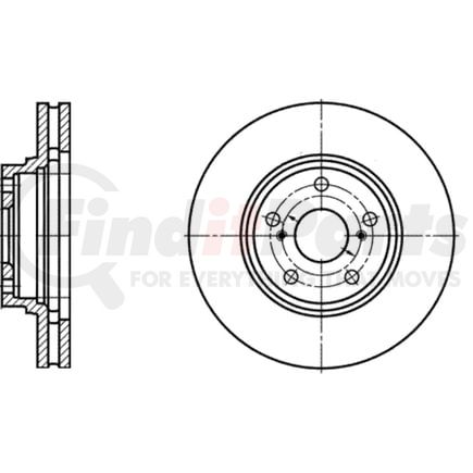 ATE Brake Products 428212 Disc Brake Rotor ATE Original Front Disc Brake Rotor 428212 for Lexus, Toyota