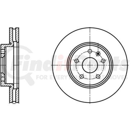 430209 by ATE BRAKE PRODUCTS - ATE Original Front Disc Brake Rotor 430209 for Buick, Chevrolet, GMC, Saab