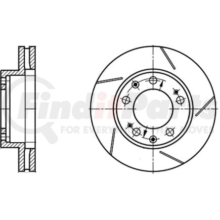 ATE Brake Products 432127 Disc Brake Rotor ATE Original Front Left Disc Brake Rotor 432127 for Porsche