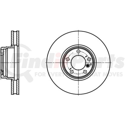 ATE Brake Products 432113 Disc Brake Rotor ATE Original Front Disc Brake Rotor 432113 for BMW