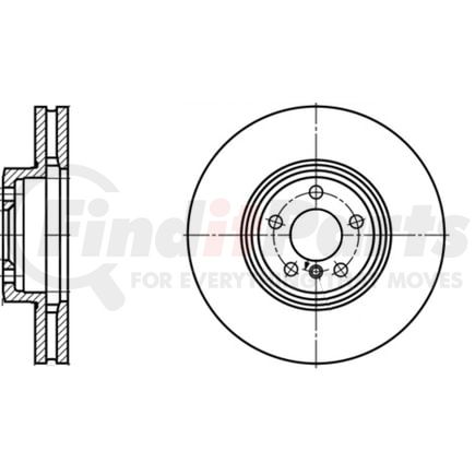 ATE Brake Products 436109 Disc Brake Rotor ATE Original Front Disc Brake Rotor 436109 for BMW