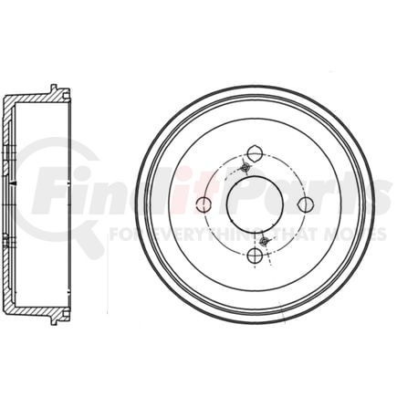 ATE Brake Products 480084 Brake Drum Set ATE Original Rear Drum Brake 480084 for Toyota