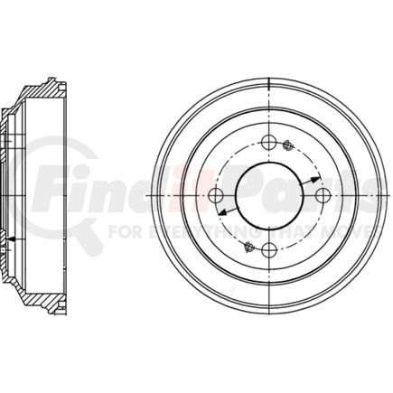 ATE Brake Products 480063 Brake Drum Set ATE Original Rear Drum Brake 480063 for Honda