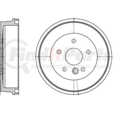ATE Brake Products 480304 Brake Drum Set ATE Original Rear Drum Brake 480304 for Toyota