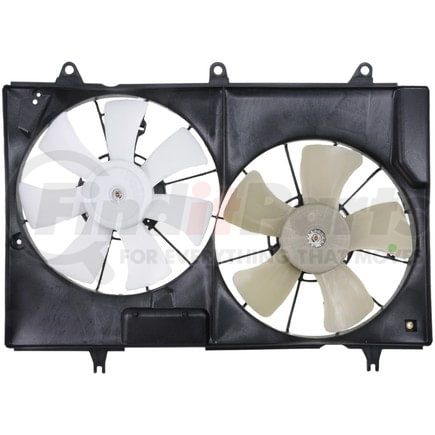 Continental AG FA70483 Dual Radiator and Condenser Fan Assembly Dual Fan Assembly