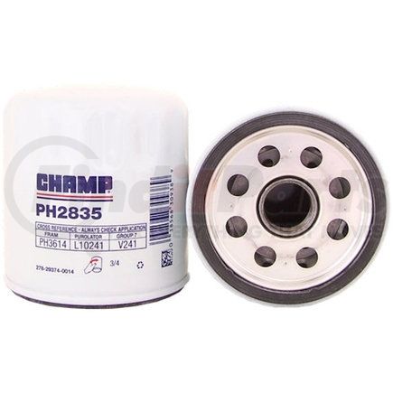 PH2835 by CHAMP FILTERS - Luberfiner PH2835 3" Spin-on Oil Filter