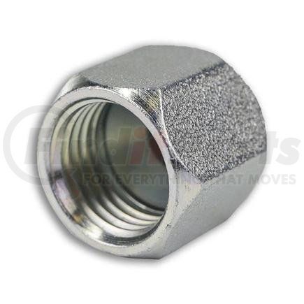 0304-C-06 by TOMPKINS - Hydraulic Coupling/Adapter - Female JIC Cap, Steel