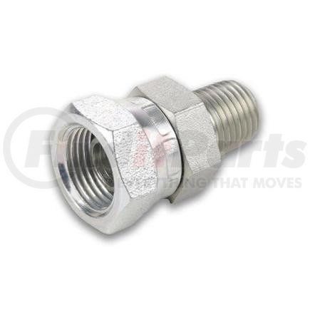 1404-04-06 by TOMPKINS - Hydraulic Coupling/Adapter - MP x FPX, NPSM Adaptor, Steel