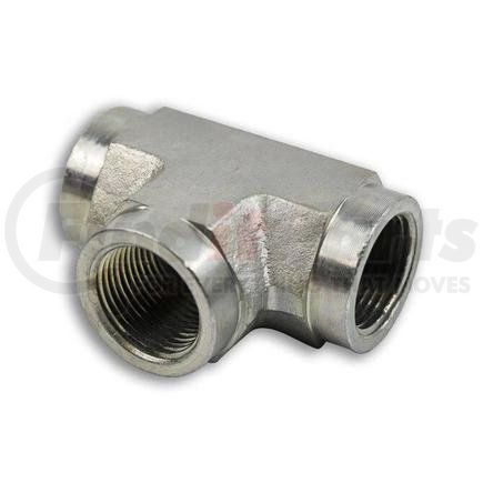 5605-12-12-12 by TOMPKINS - Hydraulic Coupling/Adapter - Female Pipe Tee, Steel