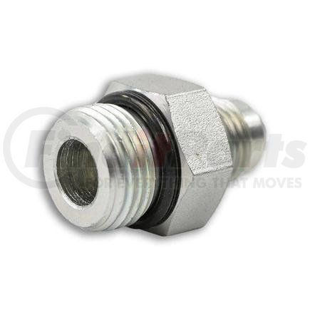 6400-06-08 by TOMPKINS - Hydraulic Coupling/Adapter - MJ x MB,  Straight Thread Connector, Steel
