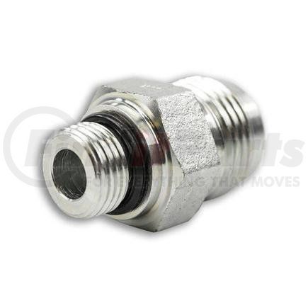 6400-12-08 by TOMPKINS - Hydraulic Coupling/Adapter - MJ x MB,  Straight Thread Connector, Steel
