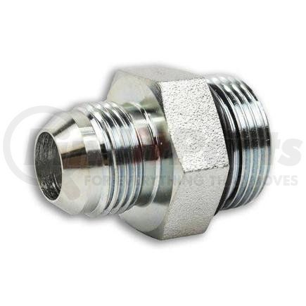 6400-12-16 by TOMPKINS - Hydraulic Coupling/Adapter - MJ x MB,  Straight Thread Connector, Steel