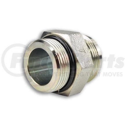 6400-20-20 by TOMPKINS - Hydraulic Coupling/Adapter - MJ x MB,  Straight Thread Connector, Steel