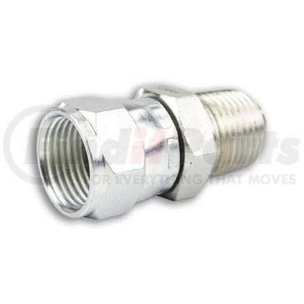 6505-10-08 by TOMPKINS - Hydraulic Coupling/Adapter - MP x FJX, Swivel Nut Male Adaptor, Steel