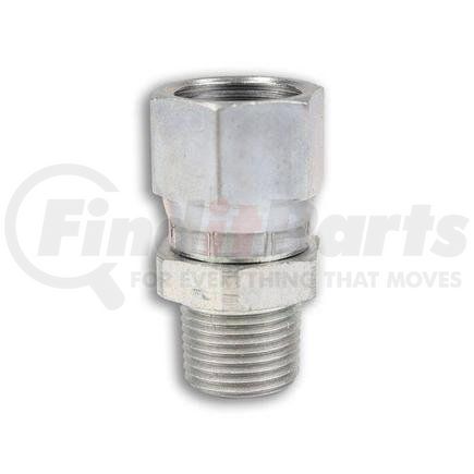 6505-08-06 by TOMPKINS - Hydraulic Coupling/Adapter - MP x FJX, Swivel Nut Male Adaptor, Steel