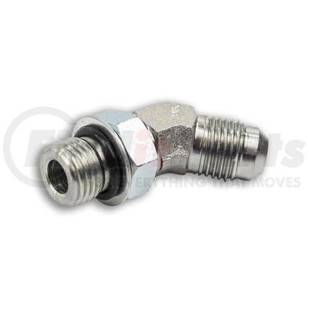 Tompkins 6802-06-06 Hydraulic Coupling / Adapter Hydraulic Coupling / Adapter - Steel, 45-deg JIC to O-Ring Male Elbow, SAE