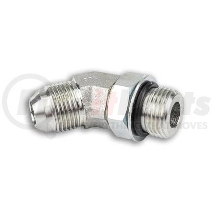Tompkins 6802-08-08 Hydraulic Coupling / Adapter Hydraulic Coupling Adapter - #8 Male JIC x #8 Male ORB, 45 Degree Elbow