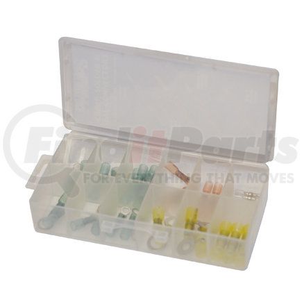 1-1803 by PHILLIPS INDUSTRIES - Butt Terminal - Crimp, Solder and Seal, Plastic Kit with 45 Assorted Connectors