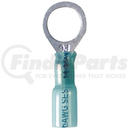 1-1926 by PHILLIPS INDUSTRIES - STA-SRY Crimp & SEAL Ring Terminal - 16-14 Ga., 3/8 in. Stud, Blue, 25 Pieces