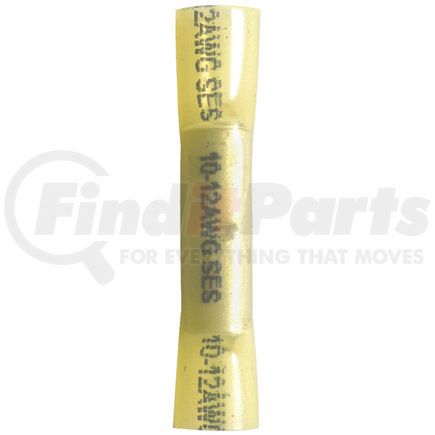 1-1963 by PHILLIPS INDUSTRIES - Butt Connector - 12-10 Ga., Yellow, 25 Pieces, Heat Required
